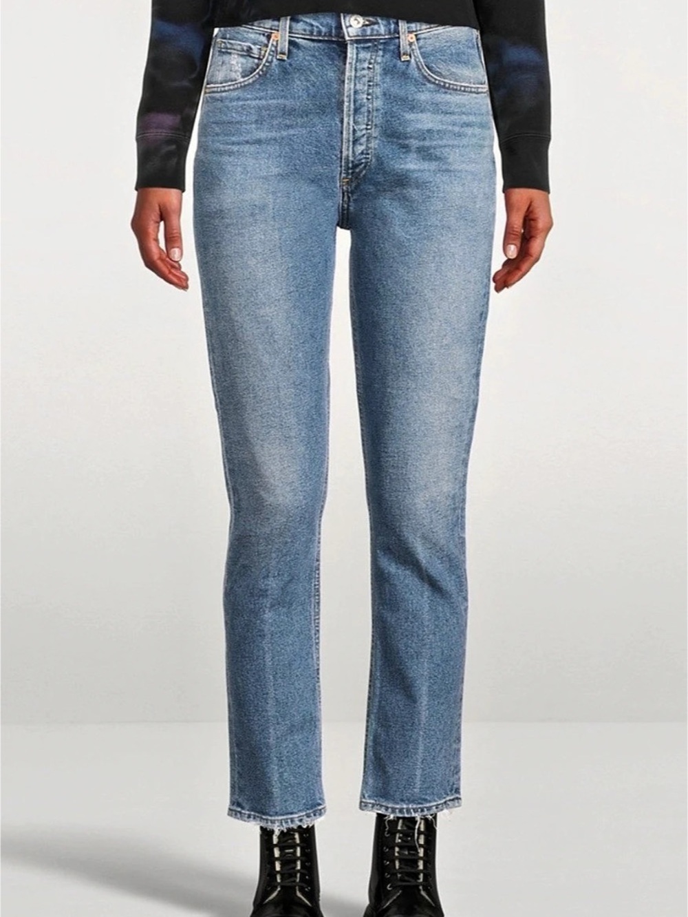 Citizens of Humanity Jolene High Rise Vintage Slim Jeans Blue Waist 28 BNWT